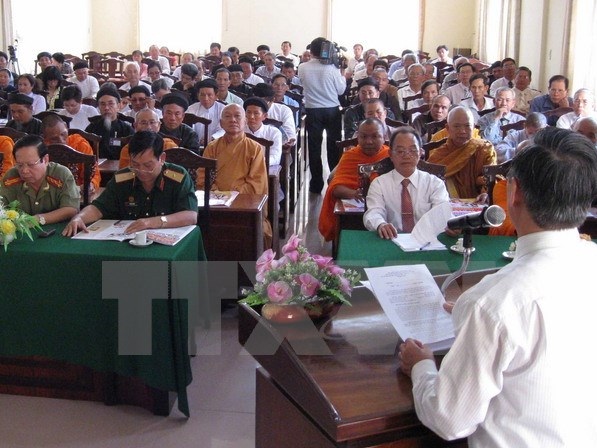 An Giang province: local religious dignitaries attends Traditional New Year meeting 